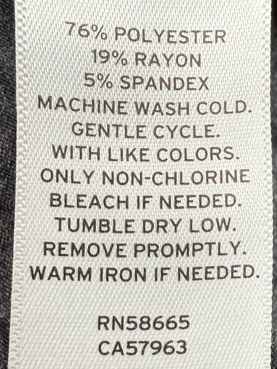 TREASURE & BOND Women's NWT Squareneck Jersey Top in Heather Gray | Size S - Picture 9 of 10